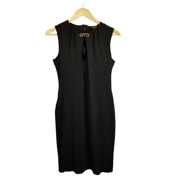 Max Mara Women's Black Sleeveless Sheath Dress Size 10 - Picture 1 of 7